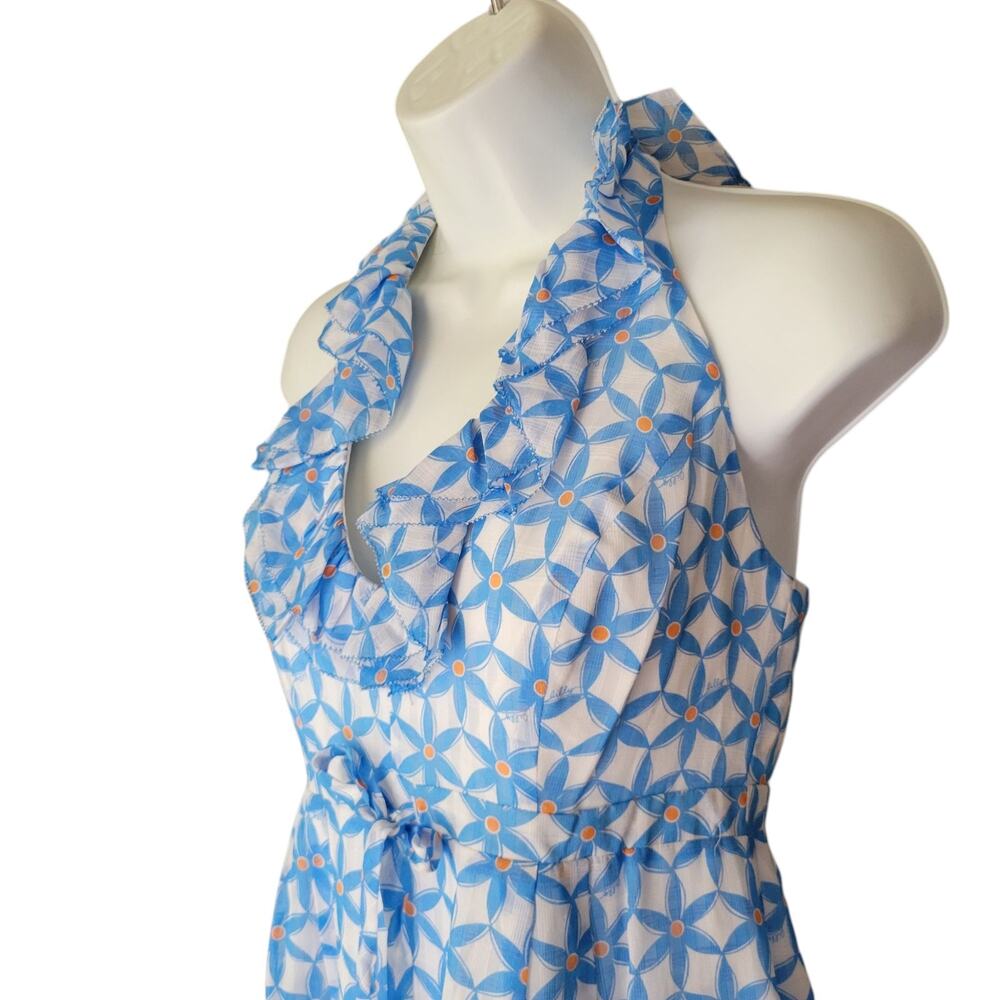 Beachy Lilly Pulitzer Y2K baby doll silk dress sea star dress size 2 - Picture 5 of 13